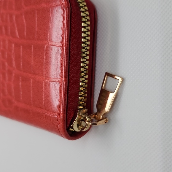 Small Zip Around Card Case - Picture 3 of 11